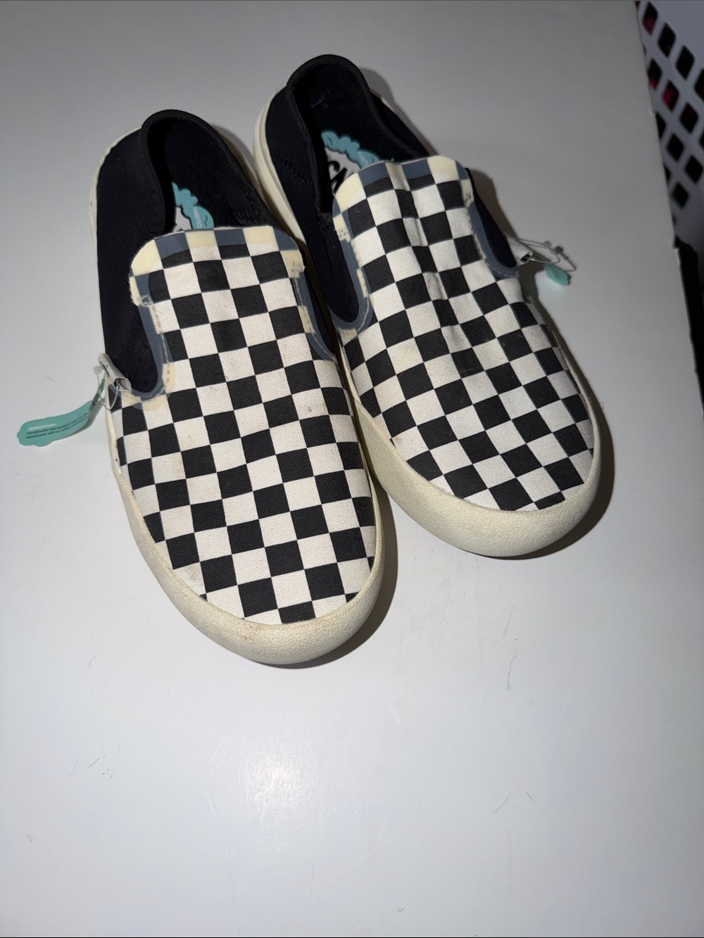 VANS ComfyCush One Checkerboard Black Slip-on Mule Unisex US Shoes